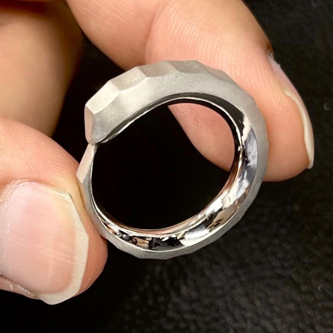 KHIRY Custom Wedding Rings for Sam + Alex
