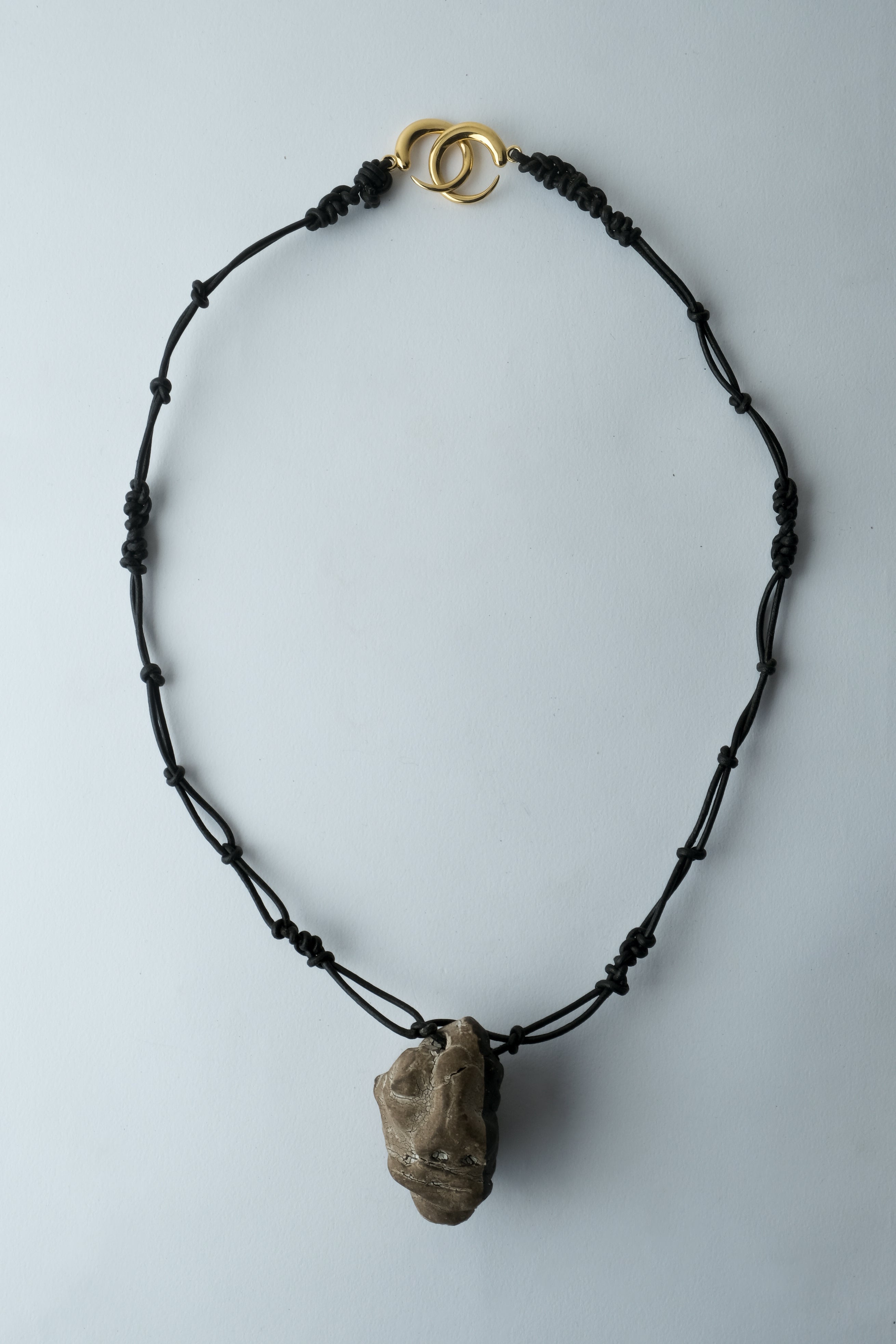 1/1 – Clay Dozer Pendant on Knotted Cord