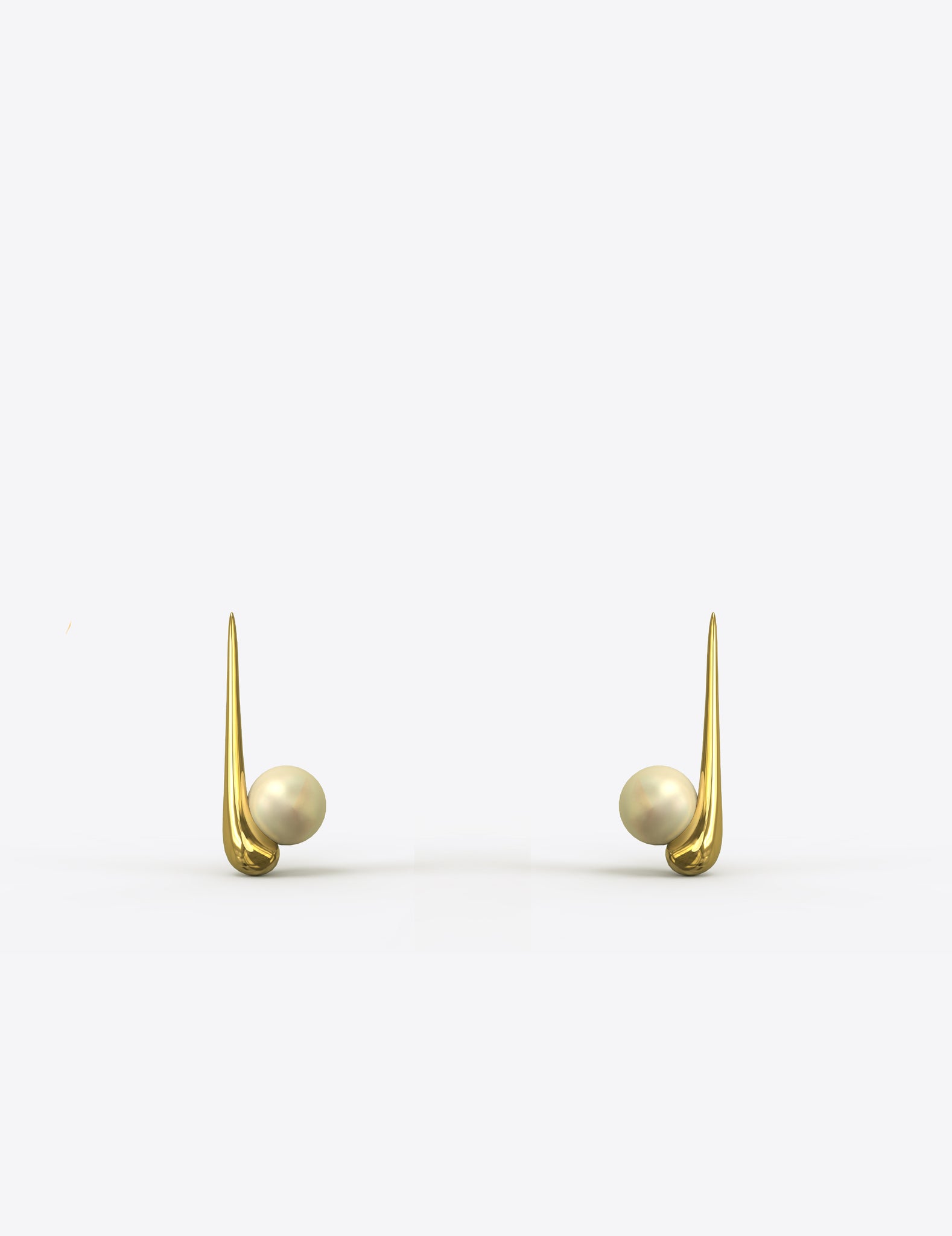Tiny Adisa Drops with Pearl in Gold Vermeil