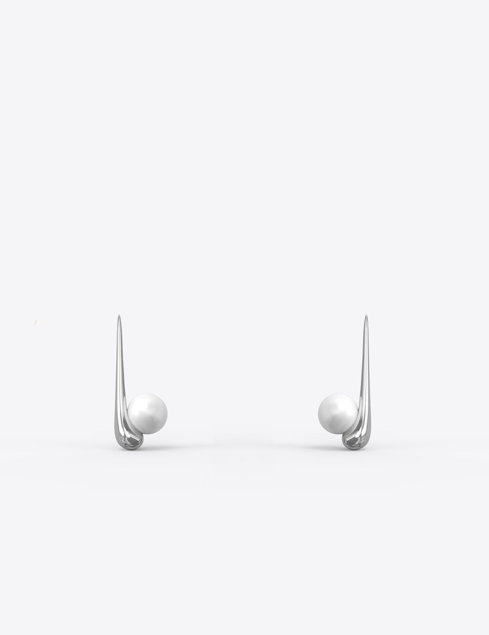 Tiny Adisa Drops with Pearl in Sterling Silver