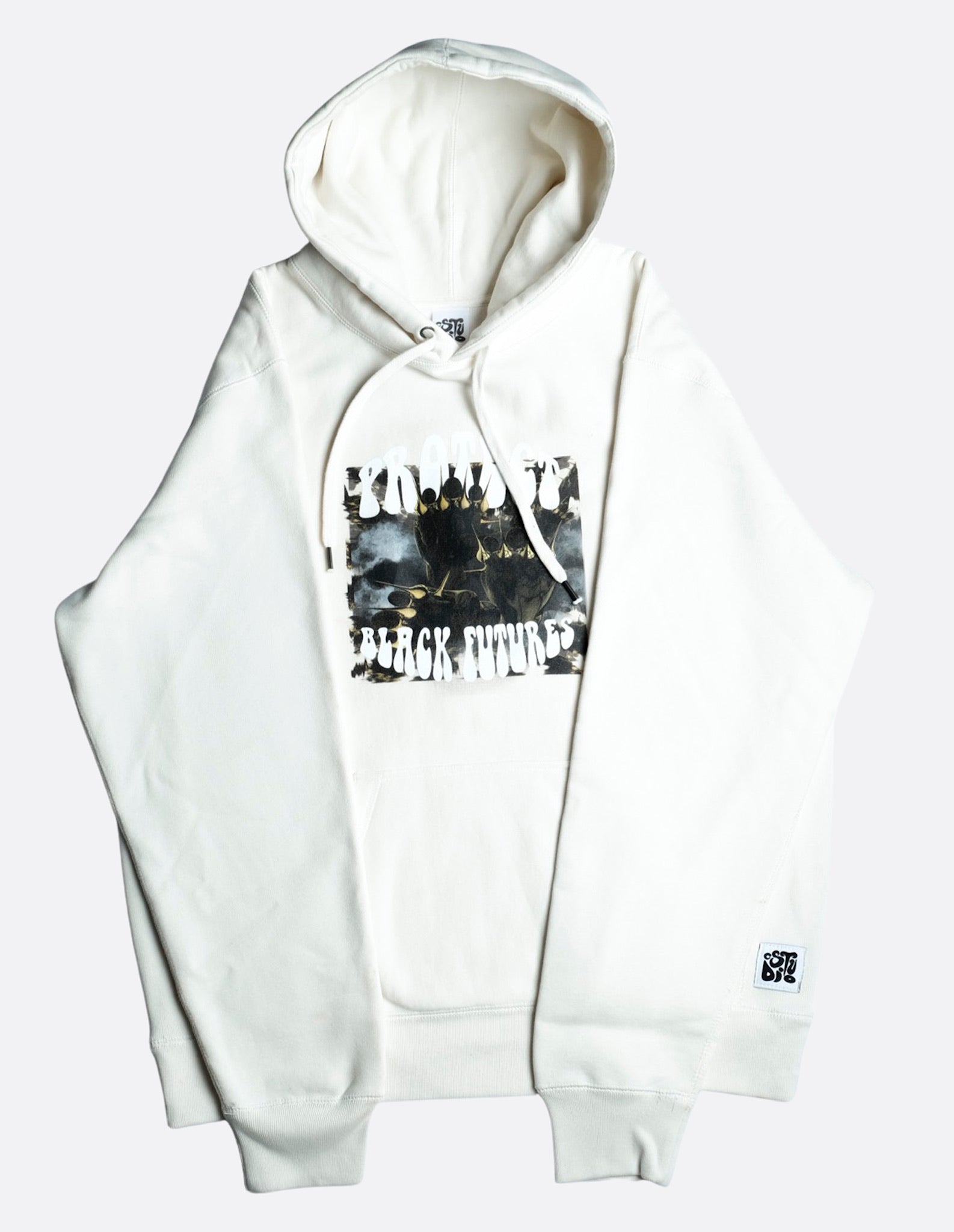 Edition of 20: Protect Black Futures Hoodie — Bone