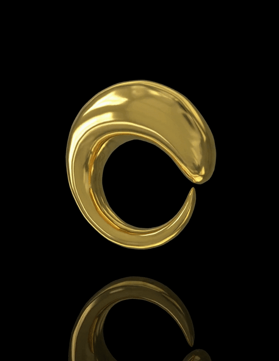 Khartoum II Ring Nude in Gold Vermeil