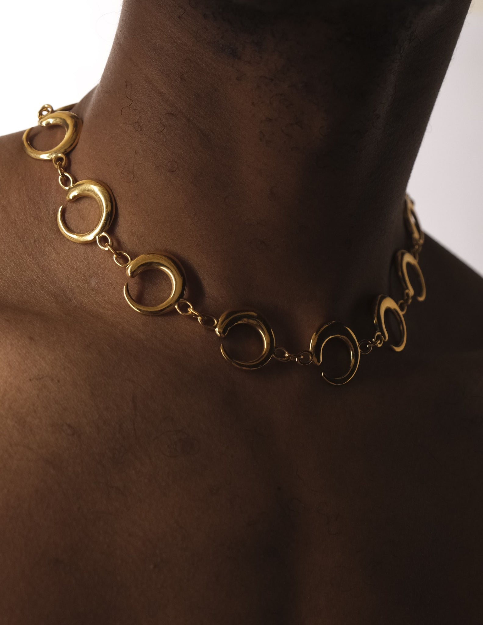 Khartoum Link Chain in Polished Gold Vermeil