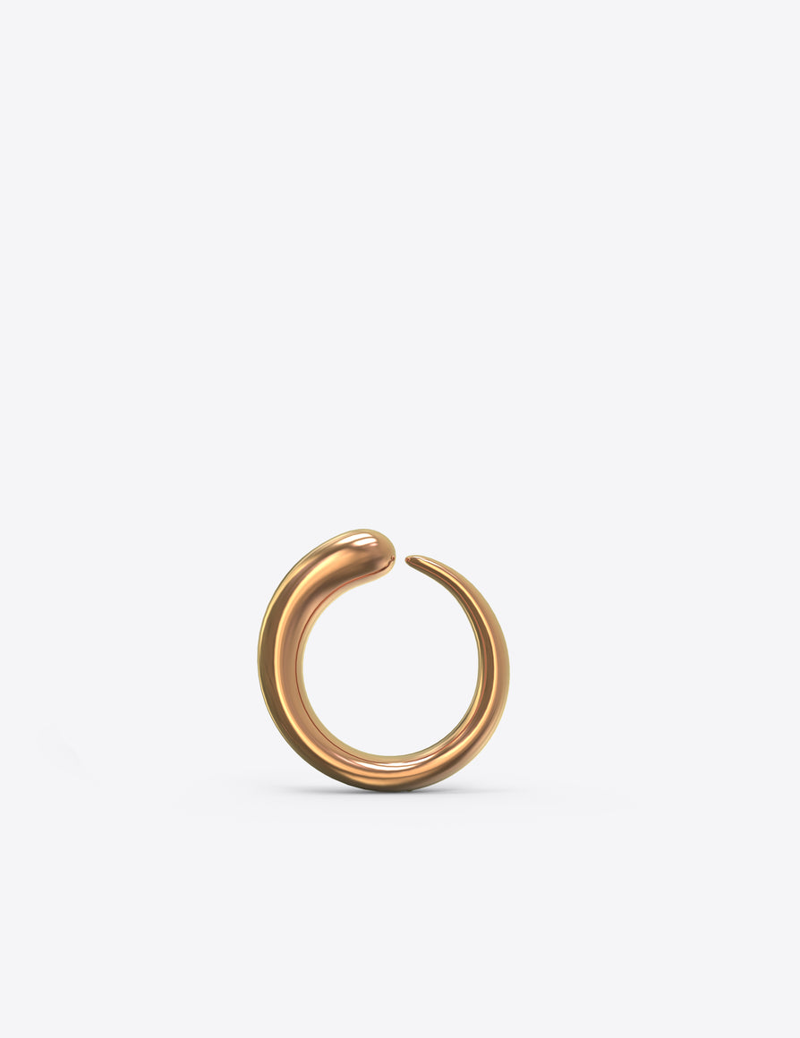Khartoum Stacking Ring Nude in Polished Rose Gold Vermeil